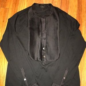 J Crew a Tuxedo - like Top